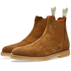 Common Projects Chelsea Boot - Tobacco Suede - US8 / EU41
